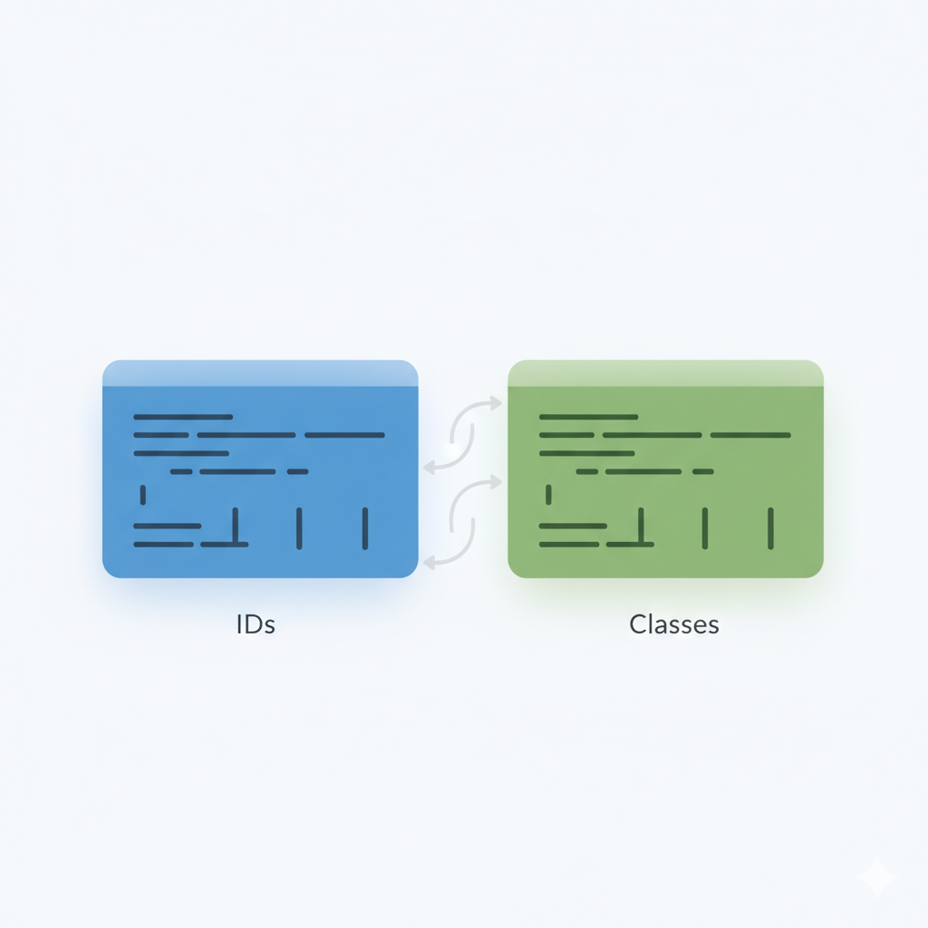 Understanding IDs vs Classes in HTML and CSS